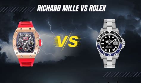 richard mille vs rolex|rm 001.